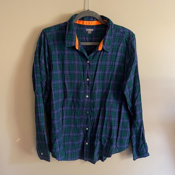 EUC Aerie plaid flannel button down- large - Picture 1 of 3